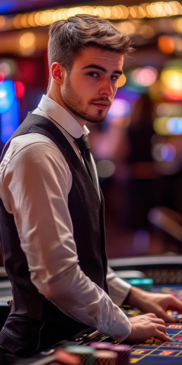 sauditoto login mobile app showing Evolution Gaming live table with dealer interface